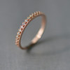 s925纯银镀玫瑰金白金(金白金)时尚，精致简约气质通勤镶钻女戒指指环