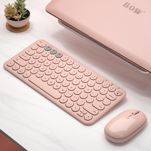BOW ipad蓝牙键盘鼠标连手机平板笔记本电脑打字专用无线键鼠套装