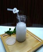 利比日式zakka早餐牛，奶瓶自制酸奶杯玻璃果汁瓶，奶昔瓶布丁瓶