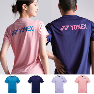 24春夏韩国yonex尤尼克斯羽毛球服男女，速干吸汗基础款t恤短袖