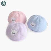 盛哲卡新生儿帽子胎帽婴儿帽子0-3个月春秋季男女宝宝纯棉室内帽