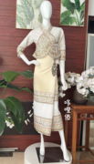 版纳傣族女装春秋，两件套显瘦云南旅游当季时尚日常节日旅拍