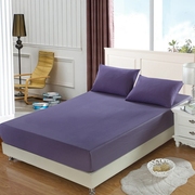 全棉床笠纯色简约纯棉床罩席梦思床垫保护套1.2米单人床1.5m1.8米
