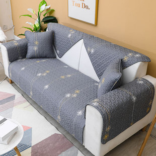 北欧全棉沙发垫四季通用布艺，防滑沙发套现代简约纯棉沙发巾罩客厅