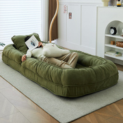 人类狗窝网红懒人沙发，可躺可睡折叠卧室，沙发床两用单人沙发可拆洗