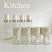 调料盒家用厨房定量密封防潮调料，罐装盐味精玻璃调味瓶罐组合套装