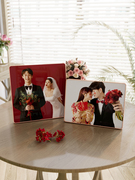 网红相框摆台定制照片制作打印婚纱照结婚照，加全家福水晶相片