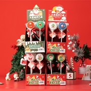 圣诞节日相片照片糖木糖醇无糖食品照片糖棒棒糖卡通硬糖零食礼物
