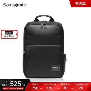 Samsonite/新秀丽双肩包男 大容量休闲书包14寸商务电脑背包TT0