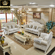 欧式布艺沙发组合客厅整装，1+2+3小户型网红美容院，简欧可拆洗沙发