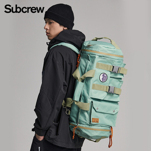 Subcrew潮牌旅行袋短途旅游背包双肩包出差手提行李大容量斜挎包