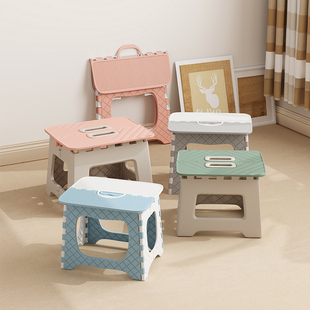小凳子家用矮凳塑料便携折叠凳简约客厅，沙发凳儿童浴室防滑小板凳