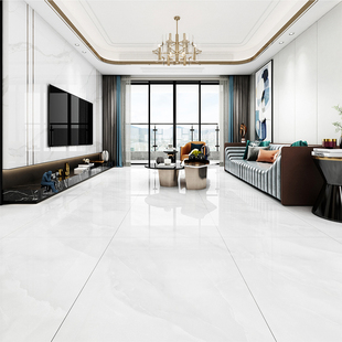 广东佛山800x800通体大理石瓷砖，客厅卧室亮面地板砖暖灰玉石地砖