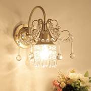 水晶壁灯客厅床头镜前灯现代走廊，过道灯卧室创意，法式欧式美式灯具