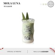 MOLA.Clear.杯具中式竹节杯高硼硅耐高温玻璃杯水杯咖啡杯  清菡