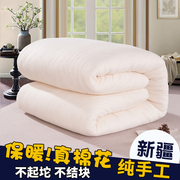新疆纯棉花垫被一级长绒棉棉絮棉被单人被子冬被全棉加厚保暖