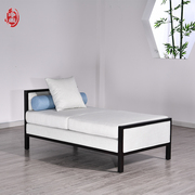 新中式实木布艺床尾凳简约现代卧室换鞋凳沙发凳长条凳新中式家具