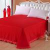 大红色结婚龙凤百子图四件套杭州丝绸缎被套，全棉床单枕套婚庆床品