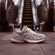 New Balance 经典美产NB 总统跑鞋余文乐 元祖灰M990NV4 W990NV4