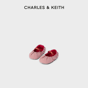 CHARLES&KEITH春夏女鞋CK9-71850012柔软格纹宝宝玛丽珍鞋单鞋女