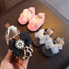 新生的儿宝宝鞋初生婴儿软底4个月女宝宝学步鞋子0-3-6个月秋冬款