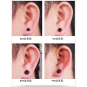 日韩版磁铁耳钉男士，耳夹无耳洞女学生，潮人个性吸铁石耳环