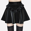 暴杂原创设计 暗黑少女甜酷哥特风高腰伞裙短裙 是吸血鬼也是辣妹