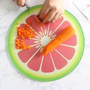 23款厨房钢化玻璃砧板菜板切水果面包板西柚砧板儿童辅食圆形案板