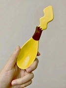 皮卡丘的尾巴 宝可梦周边皮卡丘陶瓷勺子创意可爱卡通造型勺子
