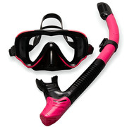潜水镜 呼吸管 全干式游泳面罩 男女 浮潜三宝套装 潜水眼镜 成人