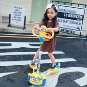儿童蛙式滑板车剪车，四轮2-8岁宝宝，滑滑车小孩玩具童车闪光音乐