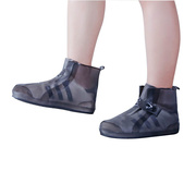 劳保佳雨鞋套便携雨鞋雨靴，套男女防滑耐磨防雨靴套黑茶色34-35码1