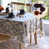 法式桌布防水防油免洗茶几桌布轻奢长方形，餐桌布vintage餐桌台布
