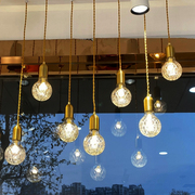 橱窗吊灯服装店创意个性灯泡收银台吧台奶茶店咖啡厅装饰灯玻璃灯