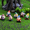 外贸七个小矮人微景观，摆件苔藓装饰品花园精灵，工艺品人物盆景配件