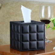 创意家用皮质卷纸筒时尚，酒店纸巾筒，客厅卷纸收纳筒抽取式纸巾盒