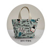 小帆布袋韩版卡通印花迷你手提包，休闲上班手，拎包休闲环保小购物袋