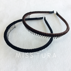 miss tura韩国进口绒布缠绕细发箍