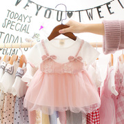 0-1-2-3岁半宝宝夏装连衣裙女童裙子婴儿公主衣服洋气可爱6个月9