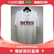 香港直发Hugo Boss雨果博斯男士T恤白色棉质 TEE7 50311474 100