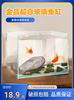 金晶超白玻璃鱼缸订制乌龟缸造景水草生态，缸水陆缸金晶玻璃板