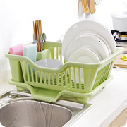 厨房碗架碗筷餐具沥水收纳架子家用用品大全，塑料台面落地置物架