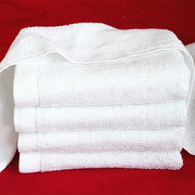 10条加长纯白棉线毛巾，跳舞蹈洗浴宾馆，足疗厚款工厂厨房一次性抹布