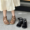 女童公主凉鞋夏季儿童罗马靴(罗马靴)韩版女孩洋气软底镂空靴子宝宝鞋