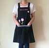 创意女围裙韩版时尚 卡通厨房居家店员公主款反穿衣可爱日本