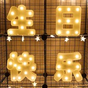 宿舍灯装饰ins生日快乐周岁LED字母发光灯惊喜浪漫道具装饰