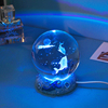 创意水晶球摆件治愈系，海洋生物桌面装饰小夜灯，毕业季送人生日礼物