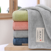 竹纤维毛巾纯棉吸水成人，家用洗脸巾竹炭，毛巾不掉毛加厚