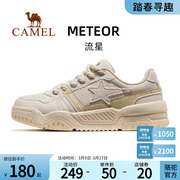 流星Camel骆驼运动鞋2024春季女款低帮鞋子平底板鞋女鞋
