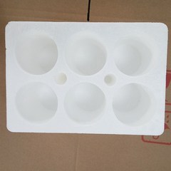 6支冰锐酒 泡沫纸箱 包装 快递B包装防震泡沫盒 泡沫定制